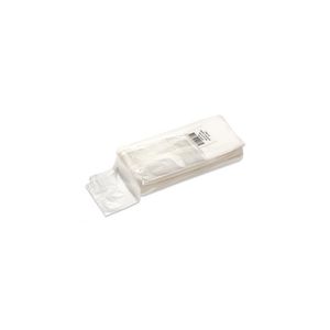 Plastic zak hdpe met zijvouw 14cm x 8cm x 35cm 8µm ongeperforeerd onbedrukt