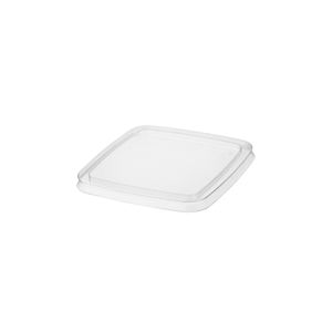 Deksel vierkant 11.4cm x 11.4cm pp transparant