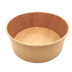 Bowl rond 18.7cm x 6.7cm 1300ml karton kraft bruin