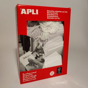 Apli hanglabel 392 36mm x 53mm wit