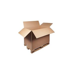 Amerikaanse vouwdoos 1185mm x 785mm x 870mm dubbel golf BC bruin onbedrukt