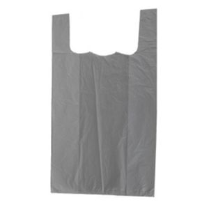 Hemddraagtas 30cm x 10cm x 60cm wit hdpe 17µm geblokt