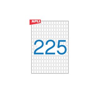 Apli etiket Ref. 1857 12mm x8mm wit