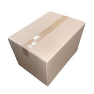 Amerikaanse vouwdoos 430mm x 305mm x 275mm enkel golf B bruin onbedrukt