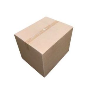 Amerikaanse vouwdoos 488mm x 388mm x 377mm dubbel golf BC bruin onbedrukt