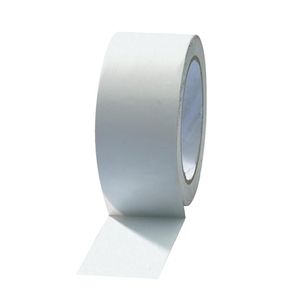PVC solvent tape 50mm x 66m wit onbedrukt 35µm