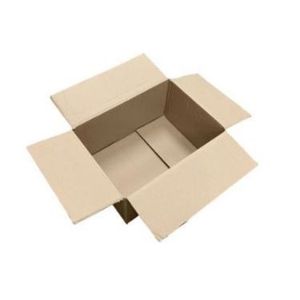 Amerikaanse vouwdoos 305mm x 220mm x 150mm enkel golf B bruin onbedrukt