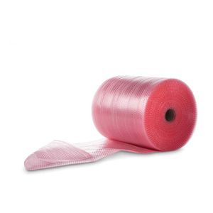 Luchtkussenfolie 100cm x 100m 100µm roze antistatisch lldpe