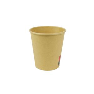 Beker karton 7.3cm 210ml bruin