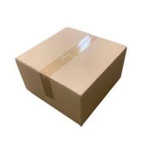 Amerikaanse vouwdoos 300mm x 300mm x 160mm enkel golf B bruin onbedrukt