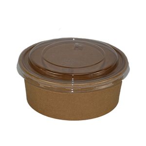 Deksel rond 14.6cm x 20mm rpet transparant