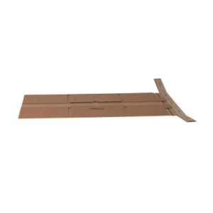 Wikkelverpakking met plakstrip 330mm x 330mm x 50mm - bruin