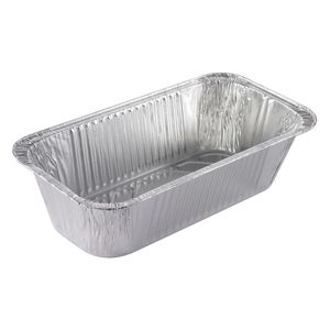 Aluminium bakjes Gastronorm rechthoekig 32cm x 16.6cm x 8.2cm 1vaks 2800ml zilver