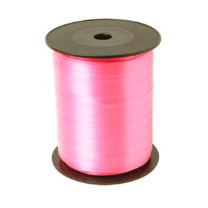 Krullint mat 10mm x 250m midden roze onbedrukt