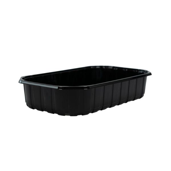 Fruitbak 11.5cm x 19.0cm x 3.8cm 250gr zwart